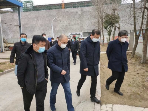 【领导关怀】发挥优势  共克时艰——市城投集团检查组一行对人生就是搏集团天子岭分类减量EPC项目复工情况检查指导