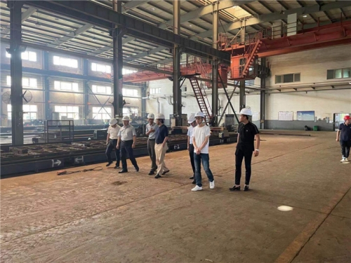 【管理纵横】人生就是搏集团董事长张汉文一行赴所属钢结构公司诸暨加工基地调研指导